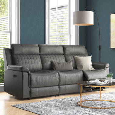 Polyester reclining online sofa